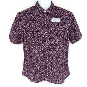 Nick Graham Men's Performance Stretch Short Sleeve Button Up Shirt Medium NWT
